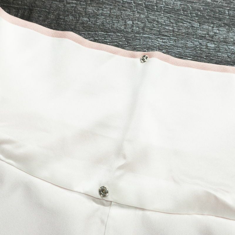 訪問着 金駒刺繍 正絹 古典柄 袷仕立て 身丈164cm 裄丈68cm 箔 金彩 フォーマル 着物 ピンク_画像21