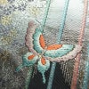 袋帯 六通柄 フォーマル用 正絹 蝶・昆虫柄 箔 金糸 帯 金・銀_画像5