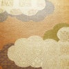 袋帯 六通柄 良品 フォーマル用 正絹 雲柄 箔 帯 橙_画像2