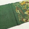 名古屋帯 紬地 六通柄 正絹 風景柄 松葉仕立て 帯 緑・うぐいす色_画像15