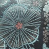 袋帯 六通柄 良品 フォーマル用 正絹 花柄 箔 帯 青・紺_画像3