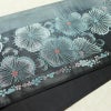 袋帯 六通柄 良品 フォーマル用 正絹 花柄 箔 帯 青・紺_画像11