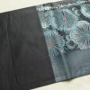袋帯 六通柄 良品 フォーマル用 正絹 花柄 箔 帯 青・紺_画像16
