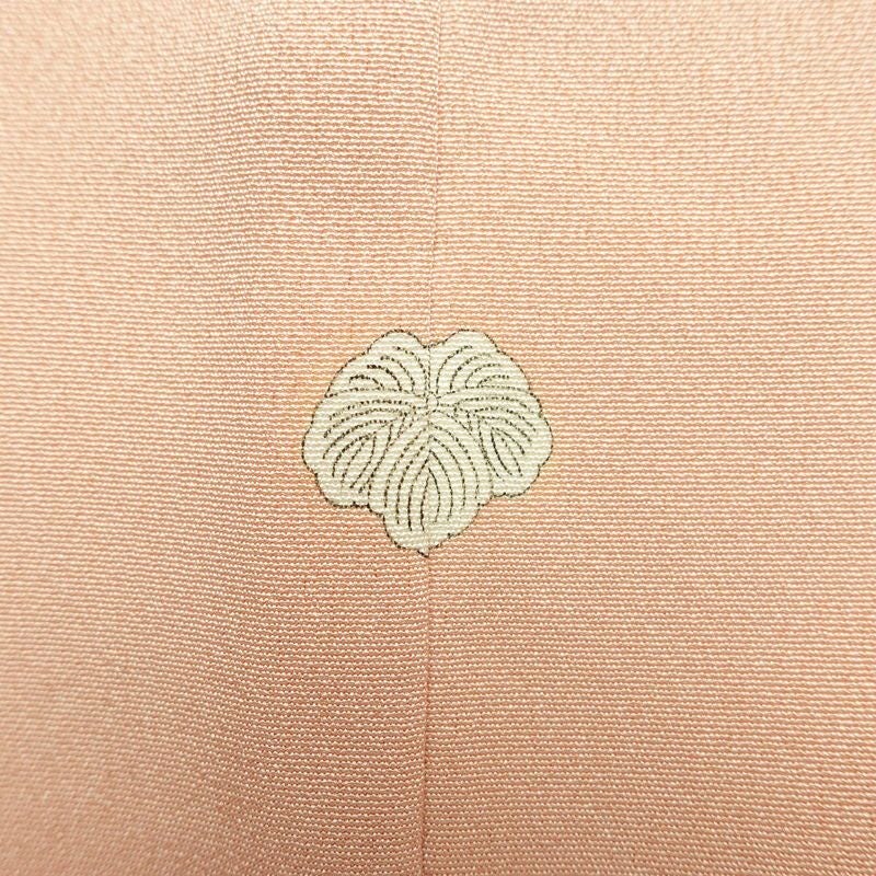 色留袖 良品 三つ紋入り 落款入り 正絹 人物・動物柄 袷仕立て 身丈165.5cm 裄丈66.5cm 箔 金彩 金通し フォーマル 着物 ピンク_画像16