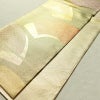 袋帯 六通柄 フォーマル用 正絹 古典柄 箔 扇面 帯 金・銀_画像8