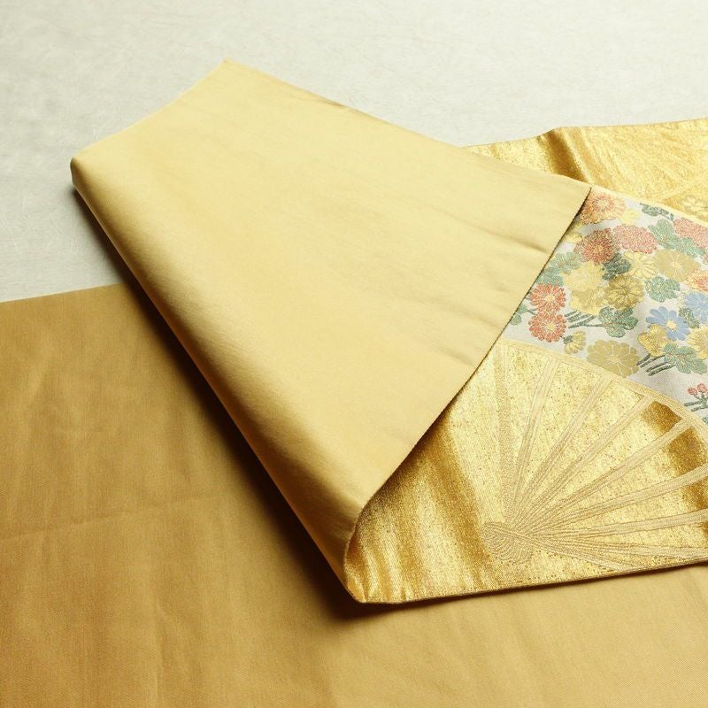 袋帯 沈金箔 六通柄 フォーマル用 正絹 古典柄 箔 帯 金・銀_画像9