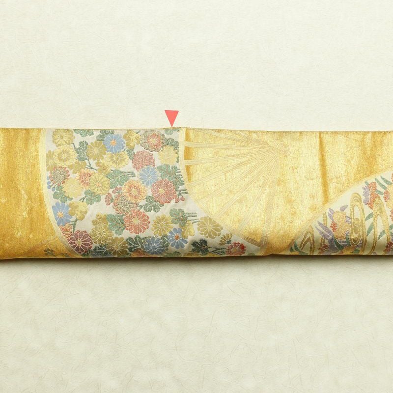 袋帯 沈金箔 六通柄 フォーマル用 正絹 古典柄 箔 帯 金・銀_画像15
