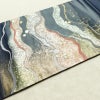 名古屋帯 太鼓柄 美品 正絹 流水・波柄 名古屋仕立て 箔 帯 青・紺_画像11