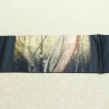 名古屋帯 太鼓柄 美品 正絹 流水・波柄 名古屋仕立て 箔 帯 青・紺_画像14