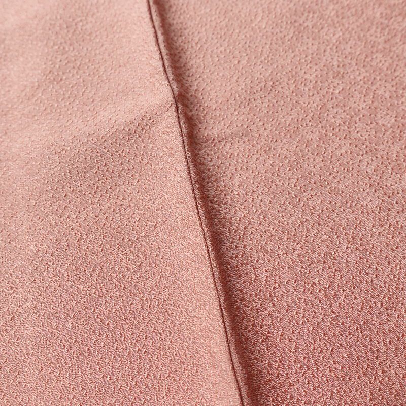 色無地 しつけ糸付き 正絹 その他の柄 袷仕立て 身丈154.5cm 裄丈66cm フォーマル 着物 ピンク_画像8