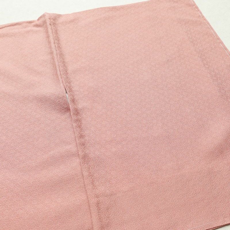 色無地 しつけ糸付き 正絹 その他の柄 袷仕立て 身丈154.5cm 裄丈66cm フォーマル 着物 ピンク_画像14