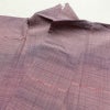 紬 良品 しつけ糸付き 正絹 その他の柄 袷仕立て 身丈159cm 裄丈64cm 着物 紫・藤色_画像16