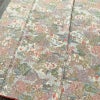 小紋 縮緬 正絹 風景柄 袷仕立て 身丈165cm 裄丈64cm 着物 多色使い_画像4
