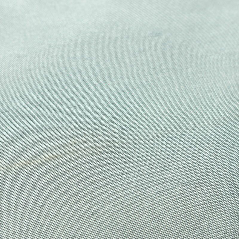 訪問着 紬地 しつけ糸付き 正絹 花柄 袷仕立て 身丈167cm 裄丈67cm フォーマル 着物 青・紺_画像11