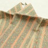 小紋 良品 正絹 縞柄・線柄 袷仕立て 身丈153cm 裄丈66.5cm 着物 緑・うぐいす色_画像16
