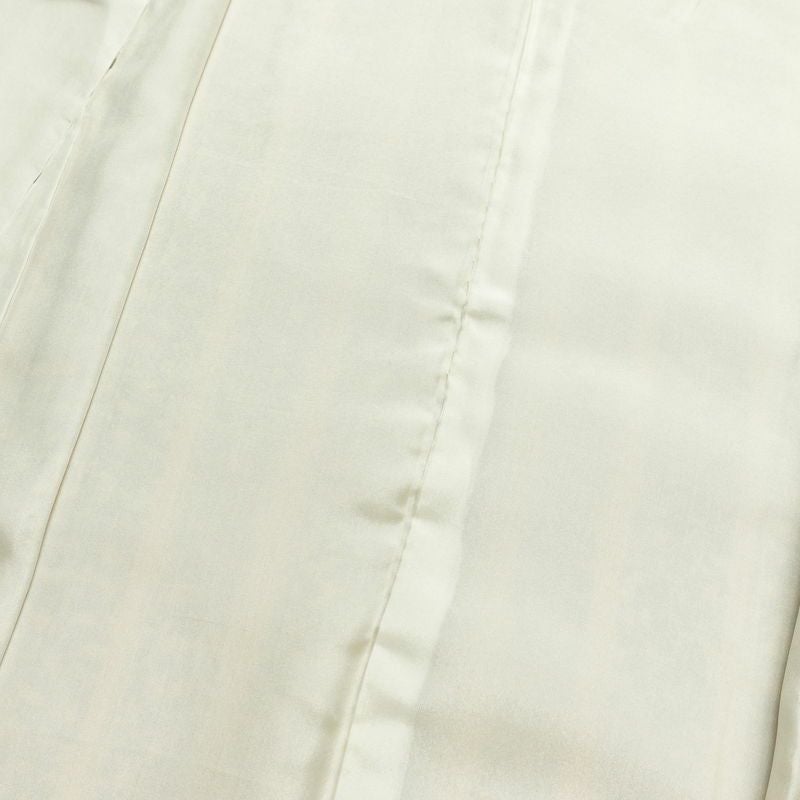 小紋 良品 正絹 縞柄・線柄 袷仕立て 身丈153cm 裄丈66.5cm 着物 緑・うぐいす色_画像17