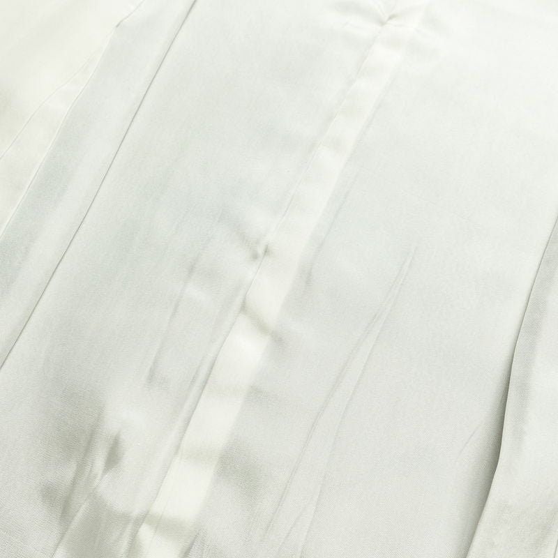 小紋 縮緬 正絹 風景柄 袷仕立て 身丈160.5cm 裄丈64.5cm 着物 グレー_画像18