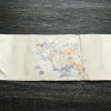 名古屋帯 太鼓柄 正絹 花柄 名古屋仕立て 帯 白_画像12