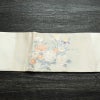 名古屋帯 太鼓柄 正絹 花柄 名古屋仕立て 帯 白_画像13