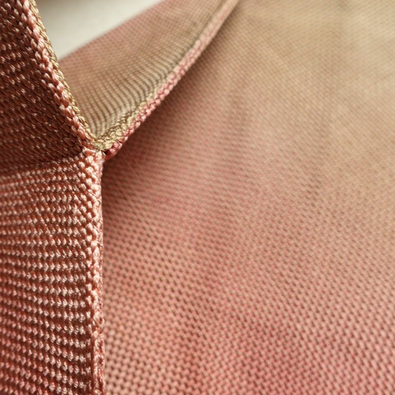 名古屋帯 全通柄 正絹 その他の柄 名古屋仕立て 帯 ピンク_画像19