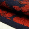 名古屋帯 六通柄 良品 正絹 花柄 名古屋仕立て 帯 青・紺_画像7