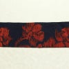 名古屋帯 六通柄 良品 正絹 花柄 名古屋仕立て 帯 青・紺_画像13