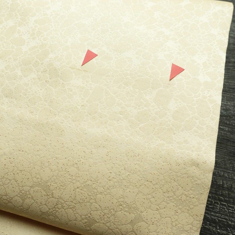 名古屋帯 六通柄 正絹 その他の柄 名古屋仕立て 帯 ベージュ_画像4