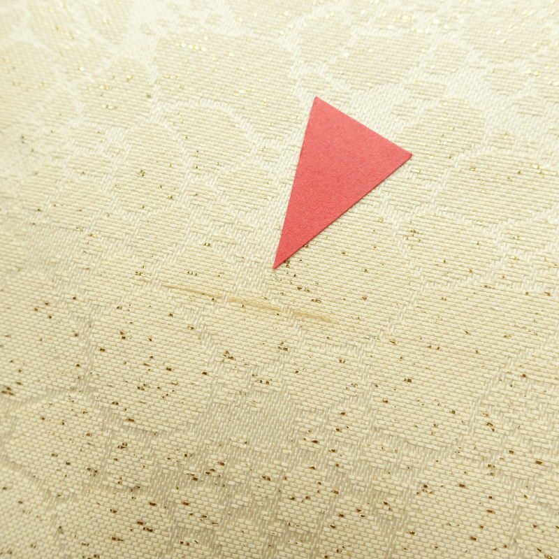 名古屋帯 六通柄 正絹 その他の柄 名古屋仕立て 帯 ベージュ_画像5