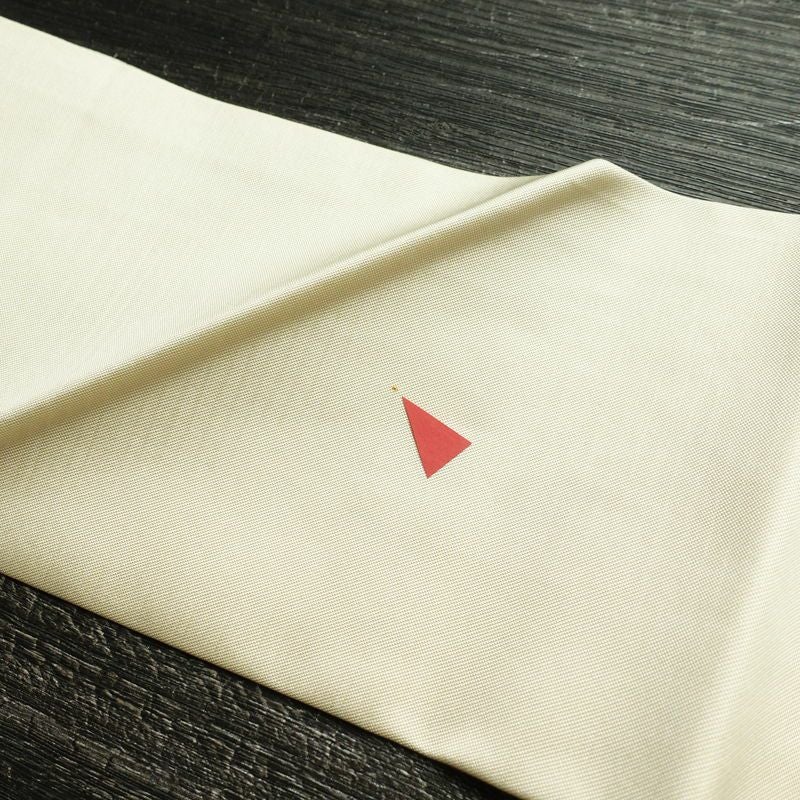 名古屋帯 六通柄 正絹 その他の柄 名古屋仕立て 帯 ベージュ_画像15