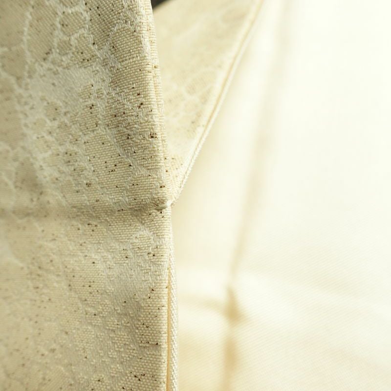 名古屋帯 六通柄 正絹 その他の柄 名古屋仕立て 帯 ベージュ_画像20