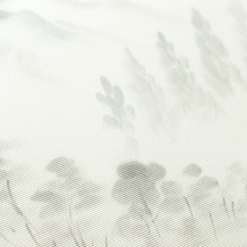 名古屋帯 太鼓柄 良品 正絹 風景柄 名古屋仕立て 帯 白_画像6