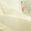 名古屋帯 六通柄 良品 正絹 花柄 名古屋仕立て 金糸 帯 ベージュ_画像19
