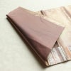 名古屋帯 太鼓柄 正絹 古典柄 名古屋仕立て 箔 金糸 帯 くすみパープル 紫・藤色_画像9