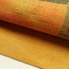 名古屋帯 紬地 太鼓柄 良品 正絹 幾何学柄・抽象柄 名古屋仕立て 帯 黄・黄土色_画像8