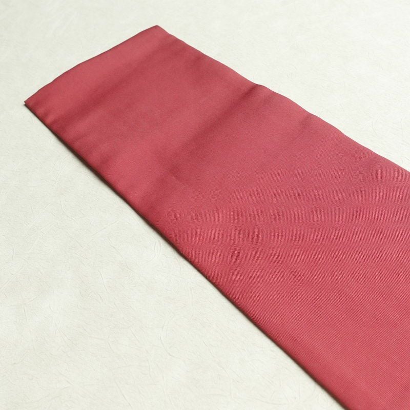 名古屋帯 太鼓柄 正絹 木の葉・植物柄 名古屋仕立て 帯 ピンク_画像15