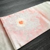 名古屋帯 太鼓柄 正絹 花柄 名古屋仕立て 箔 刺繍 帯 金・銀_画像10