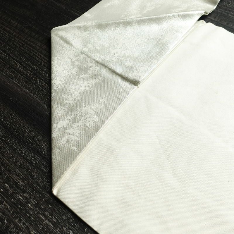 名古屋帯 太鼓柄 正絹 花柄 名古屋仕立て 箔 刺繍 帯 金・銀_画像19