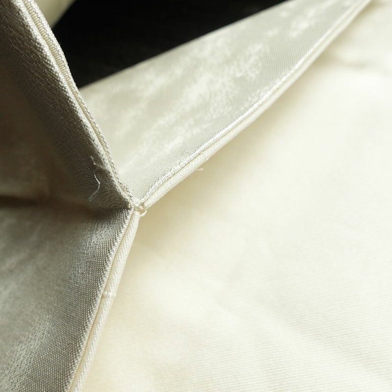 名古屋帯 太鼓柄 正絹 花柄 名古屋仕立て 箔 刺繍 帯 金・銀_画像20