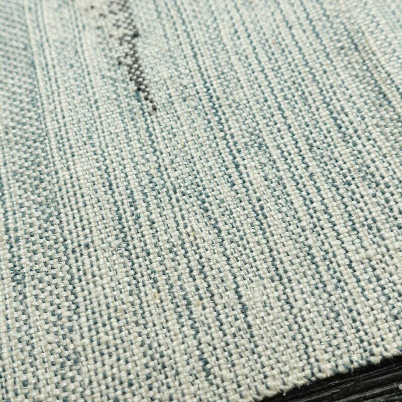 名古屋帯 六通柄 正絹 風景柄 松葉仕立て 帯 青・紺_画像13