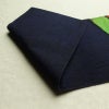 名古屋帯 太鼓柄 美品 正絹 幾何学柄・抽象柄 松葉仕立て 帯 青・紺_画像9
