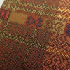 名古屋帯 全通柄 美品 正絹 幾何学柄・抽象柄 名古屋仕立て 帯 多色使い_画像6