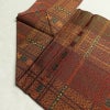 名古屋帯 全通柄 美品 正絹 幾何学柄・抽象柄 名古屋仕立て 帯 多色使い_画像18