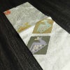 名古屋帯 六通柄 正絹 幾何学柄・抽象柄 名古屋仕立て 箔 帯 金・銀_画像15