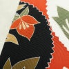 名古屋帯 太鼓柄 良品 金駒刺繍 正絹 花柄 名古屋仕立て 帯 橙_画像7