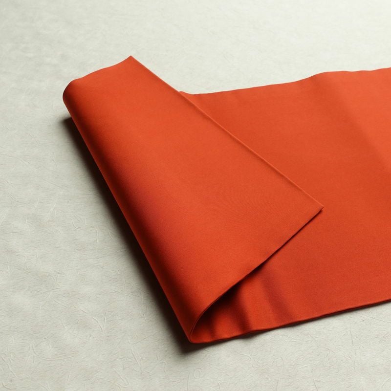 名古屋帯 太鼓柄 良品 金駒刺繍 正絹 花柄 名古屋仕立て 帯 橙_画像10