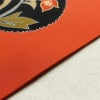 名古屋帯 太鼓柄 良品 金駒刺繍 正絹 花柄 名古屋仕立て 帯 橙_画像13
