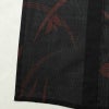 盛夏 良品 夏用 しつけ糸付き 正絹 花柄 単衣仕立て 身丈162.5cm 裄丈66.5cm 着物 黒_画像12