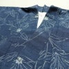 紬 良品 正絹 花柄 袷仕立て 身丈155.5cm 裄丈63cm 着物 青・紺_画像16