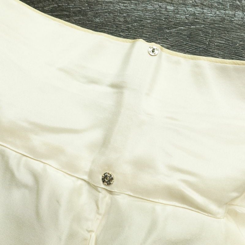 付け下げ 正絹 古典柄 袷仕立て 身丈168cm 裄丈69.5cm 刺繍 フォーマル 着物 クリーム_画像21