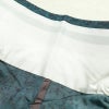 単衣 紬 良品 正絹 花柄 単衣仕立て 胴抜き 身丈161cm 裄丈65cm 一部しつけ糸付き 着物 青・紺_画像19